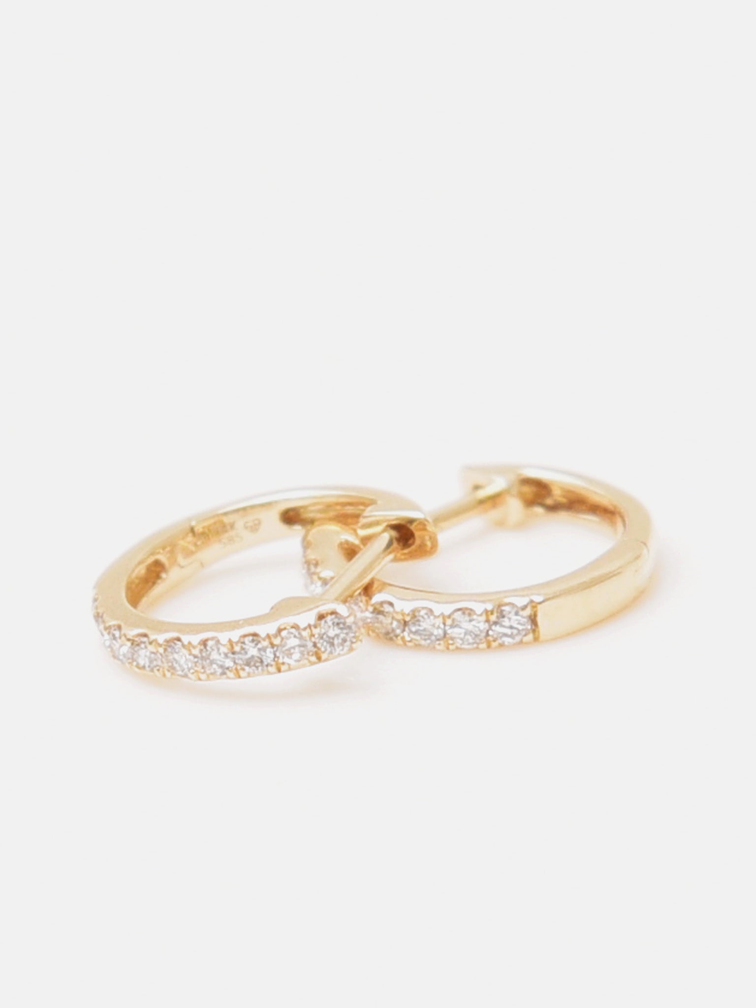 Francie B. Women's Huggie Earrings - Saint Bernard