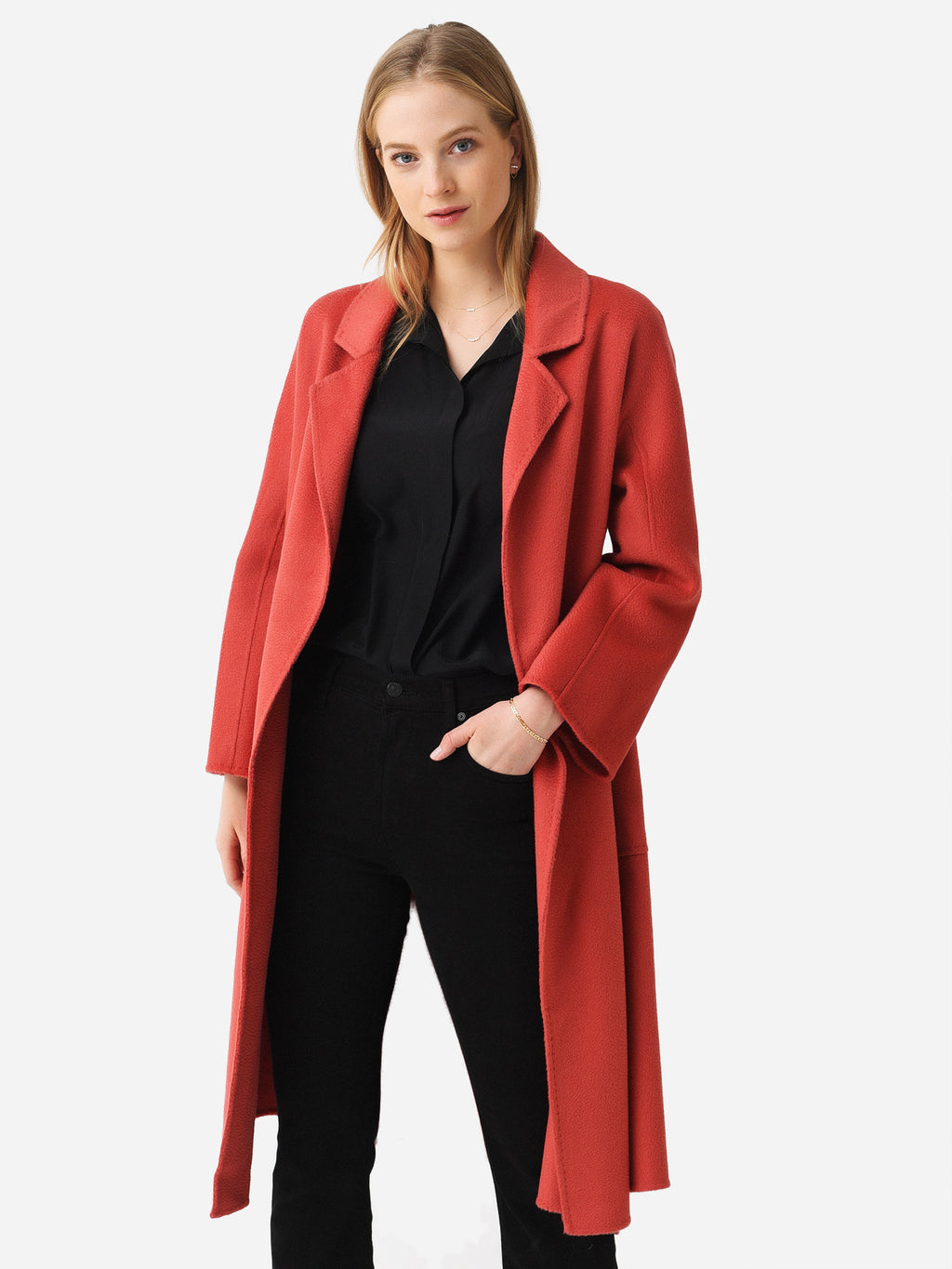 Pissenlit Women's Classic Wrap Coat - Saint Bernard