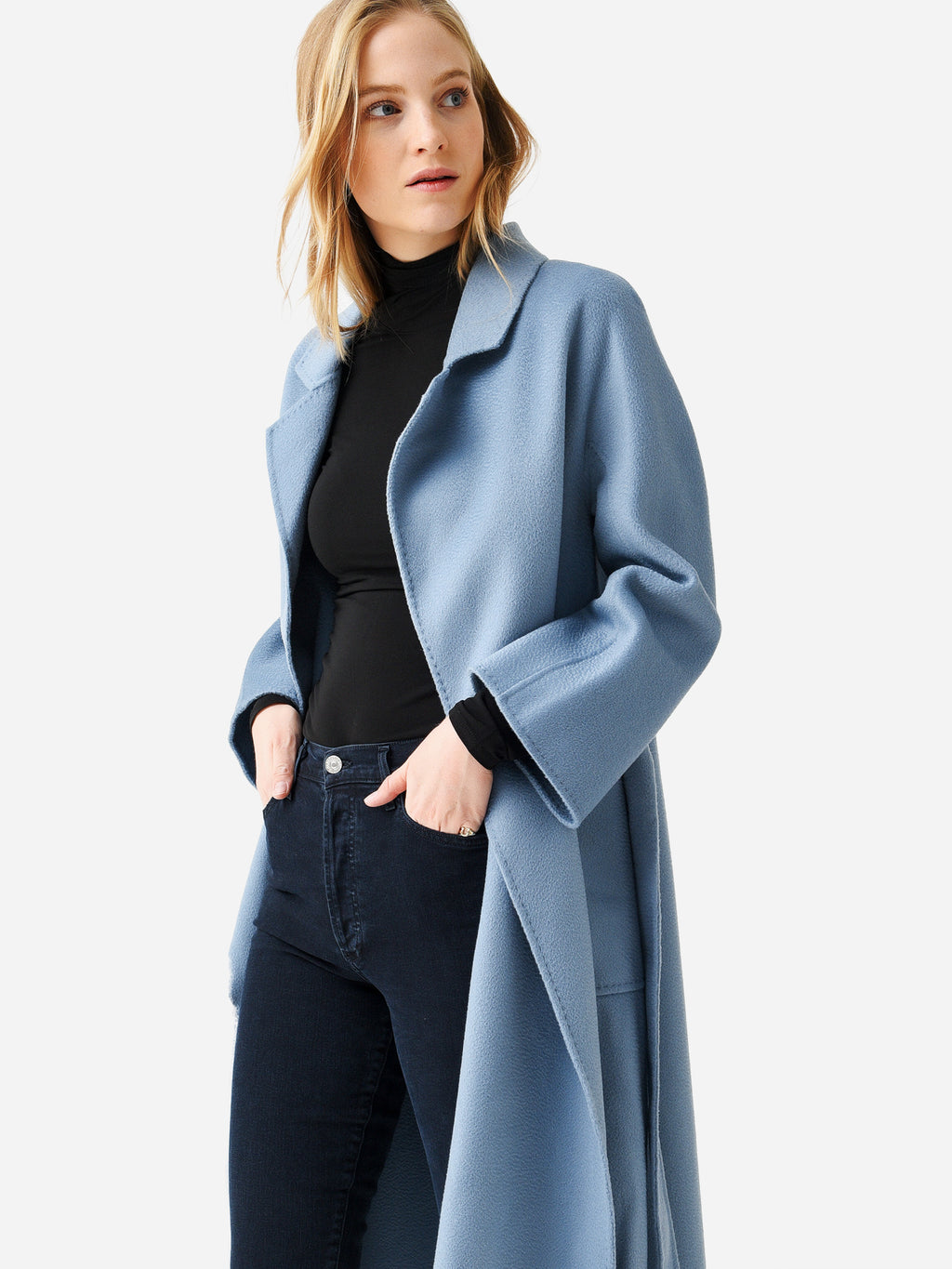 Pissenlit Women's Classic Wrap Coat - Saint Bernard