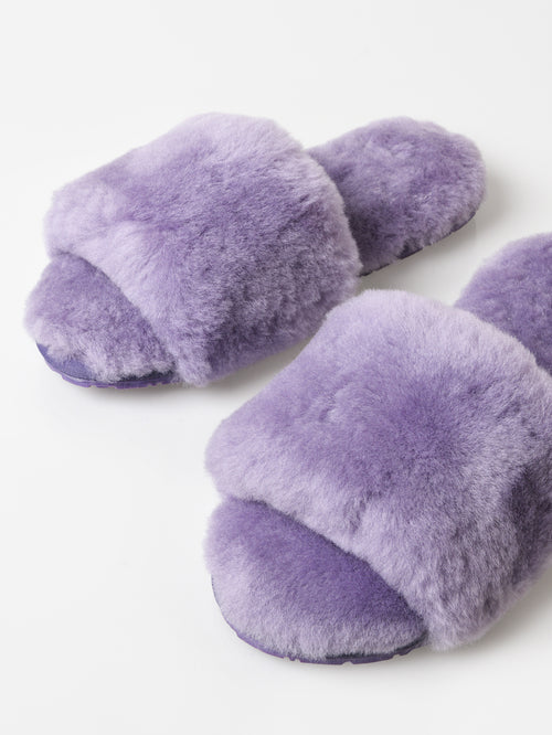 Pissenlit Women's Sheepskin Fuzzy Slipper