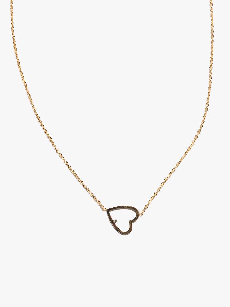 Tai One Cubic Heart Necklace - Saint Bernard