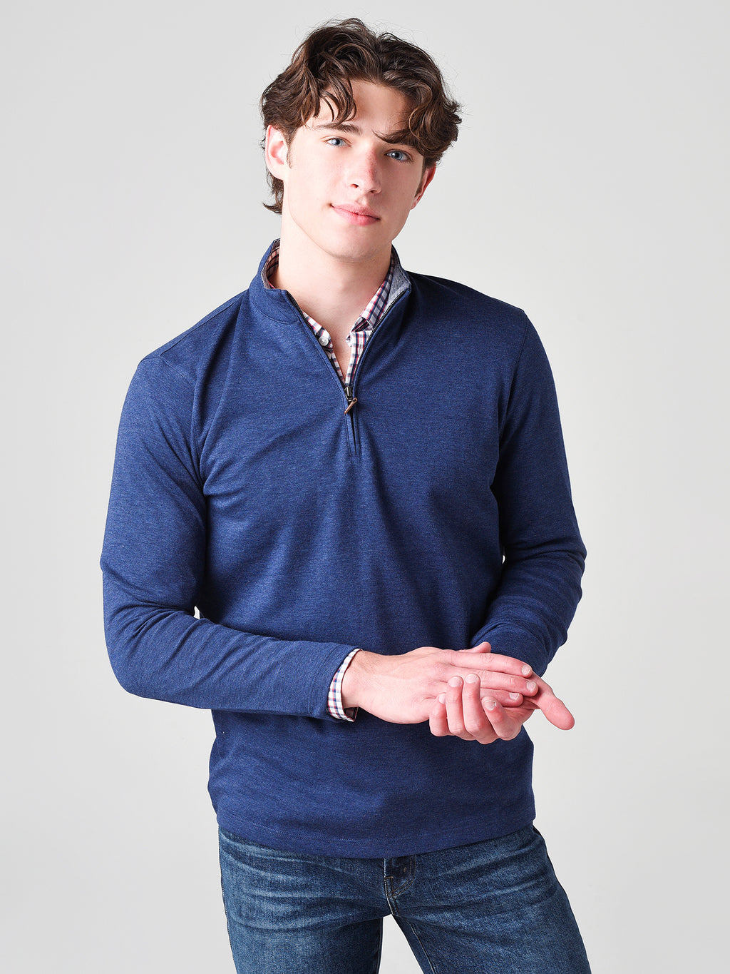 Mizzen+Main Men’s Stanton Pullover Sweater - Saint Bernard