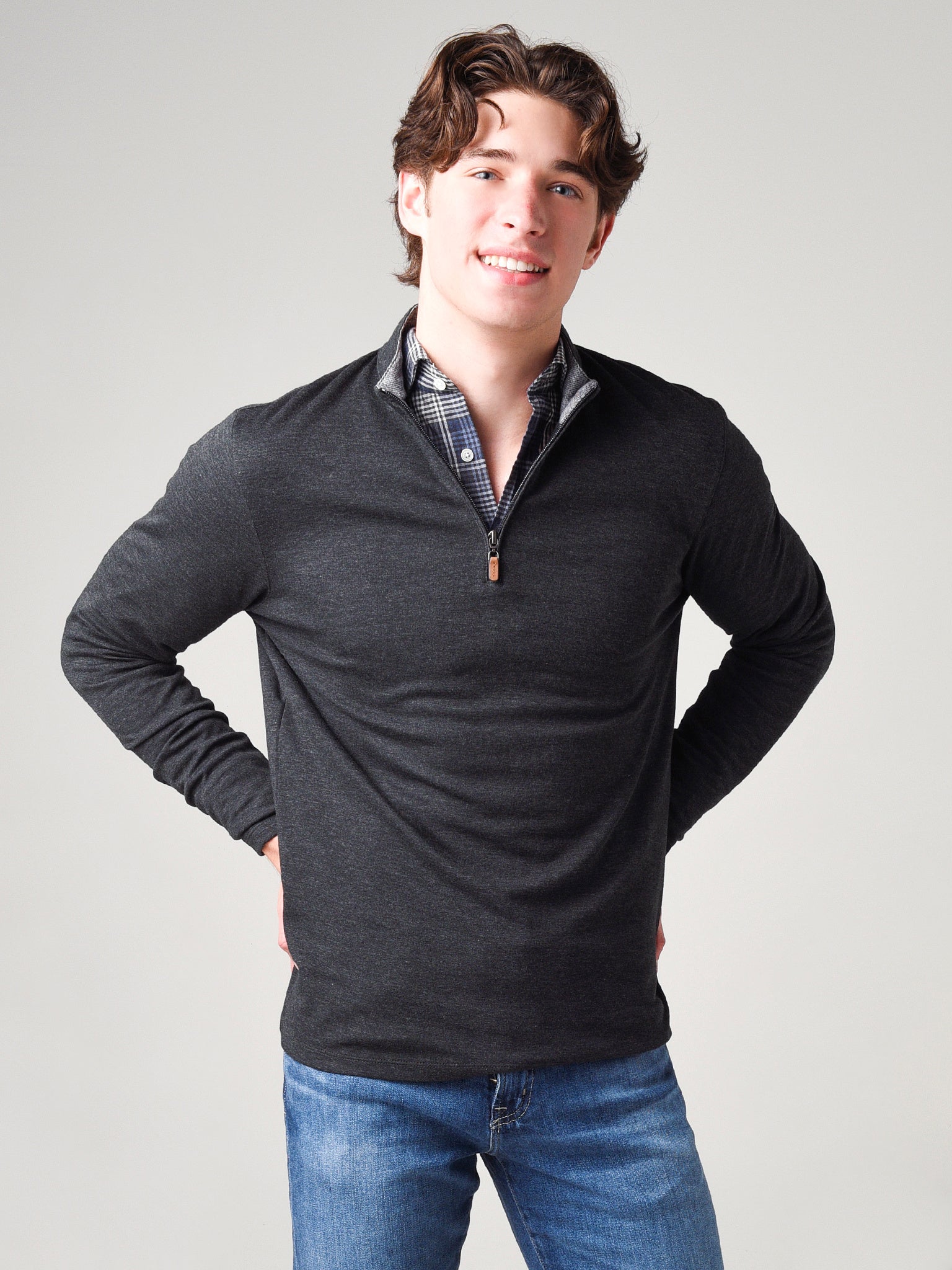 Mizzen+Main Men's Wooster Pullover Saint Bernard