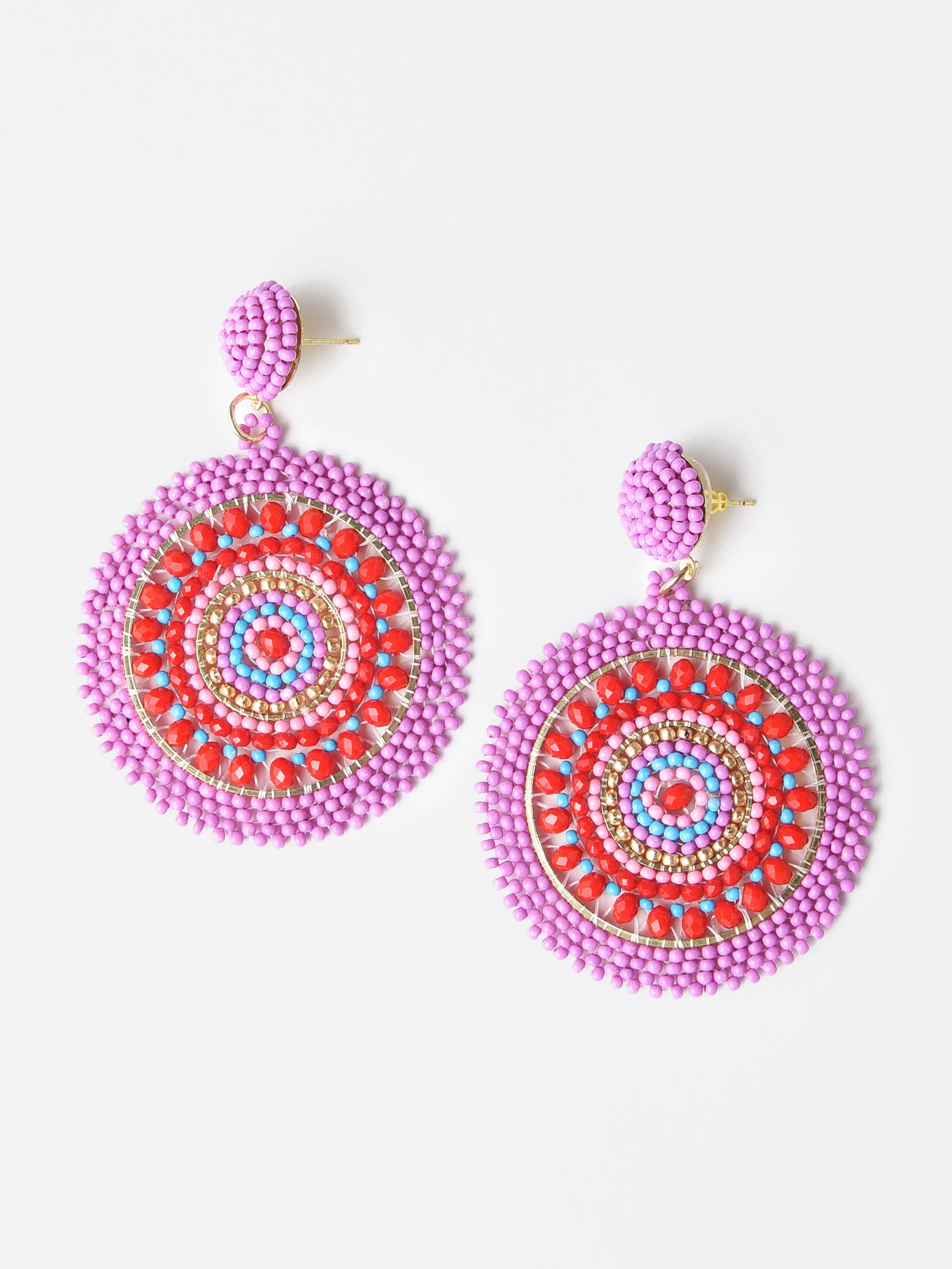 Oliphant Positano Beaded Earring - Saint Bernard