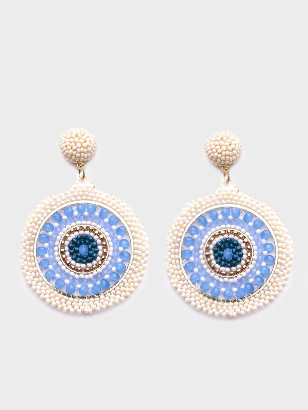 Oliphant Positano Beaded Earring - Saint Bernard