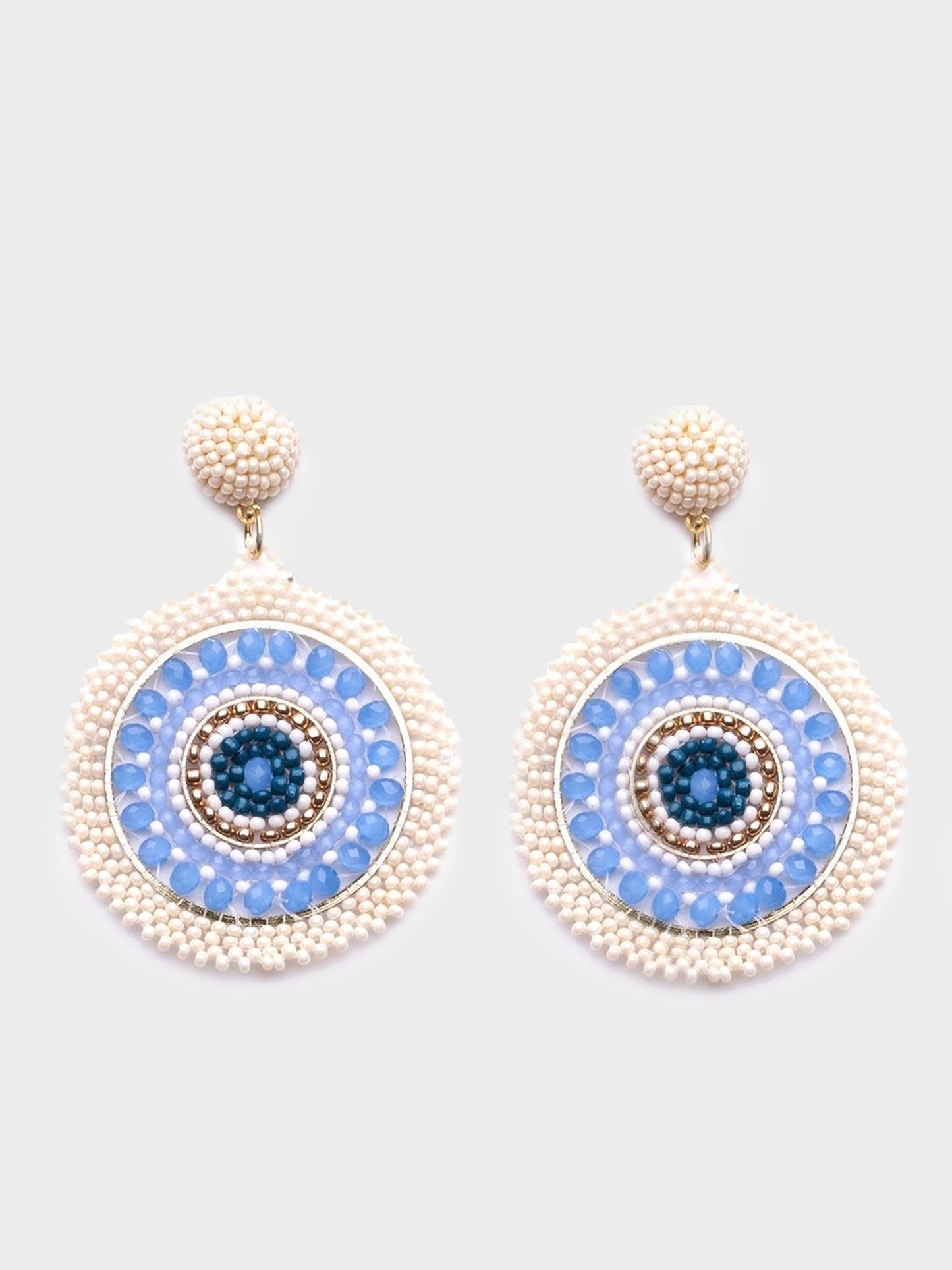 Oliphant Positano Beaded Earring - Saint Bernard