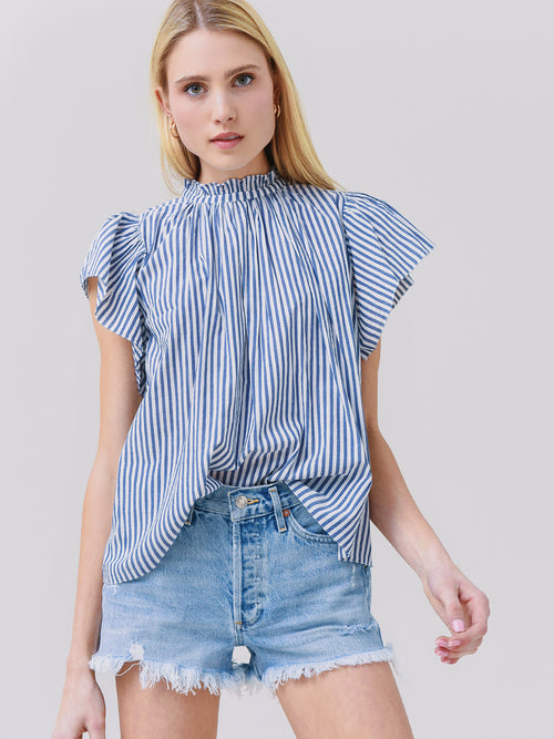 Trovata Women's Carla Highneck Shirt