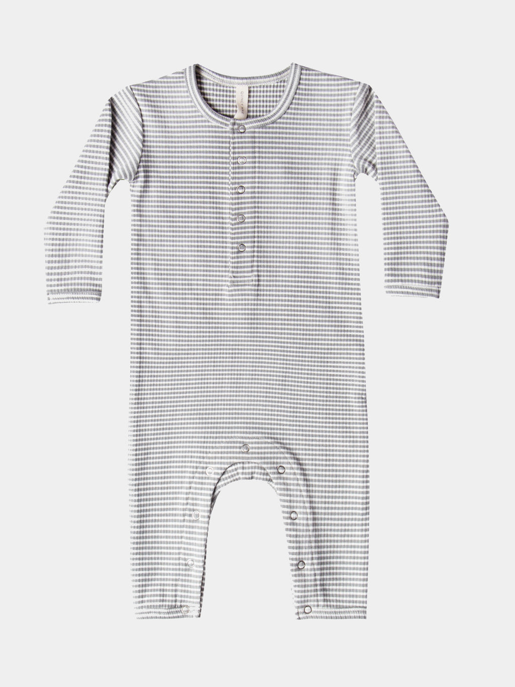 Quincy Mae Ribbed Baby Jumpsuit - Saint Bernard