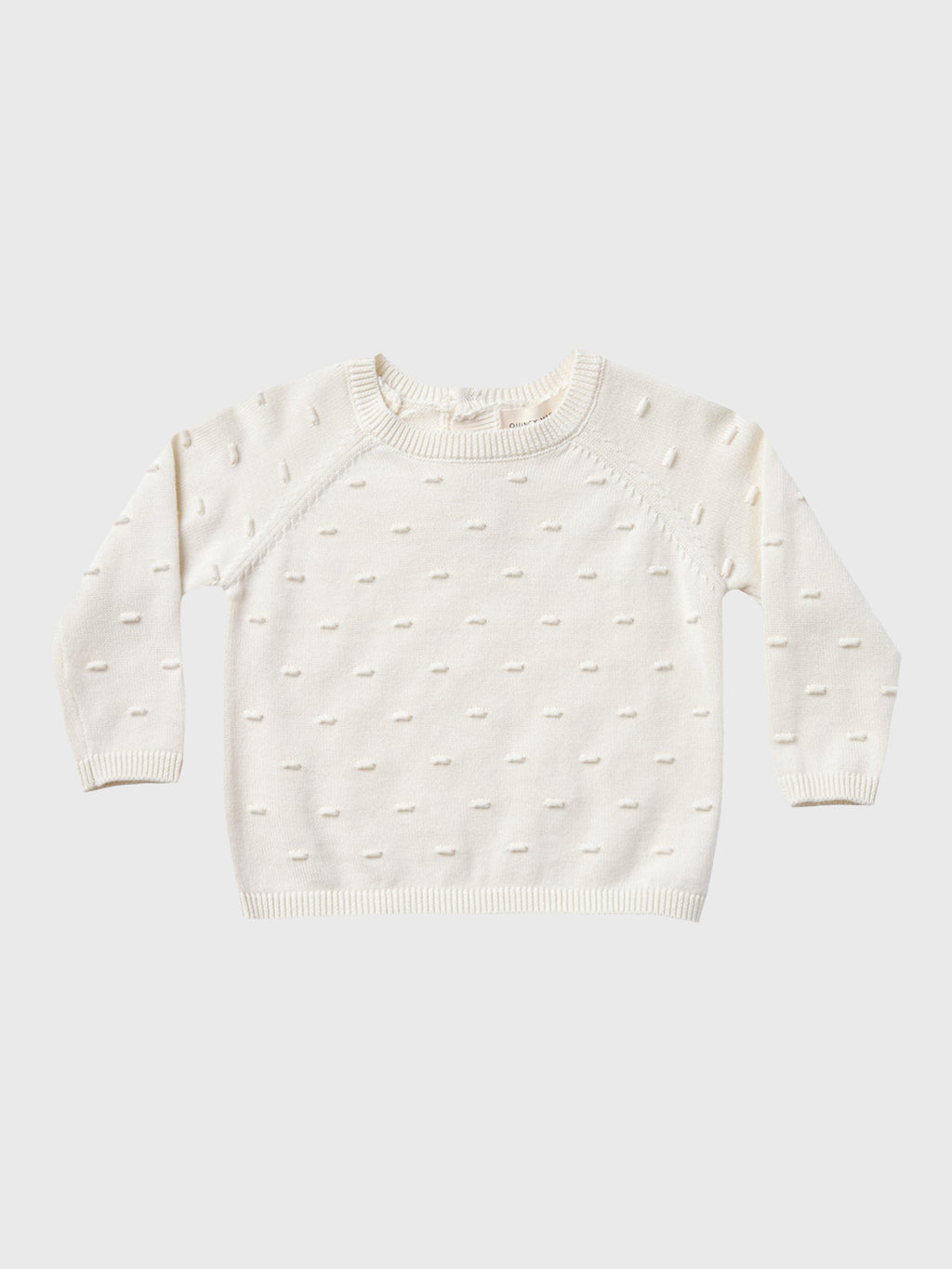 Quincy Mae Little Girls' Bailey Knit Sweater - Saint Bernard