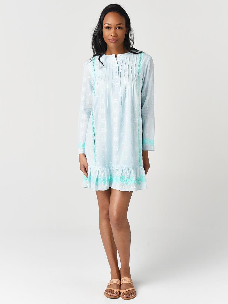 Sail To Sable Embroidered Long Sleeve Dress Sail To Sable Embroidered Long Sleeve Dress