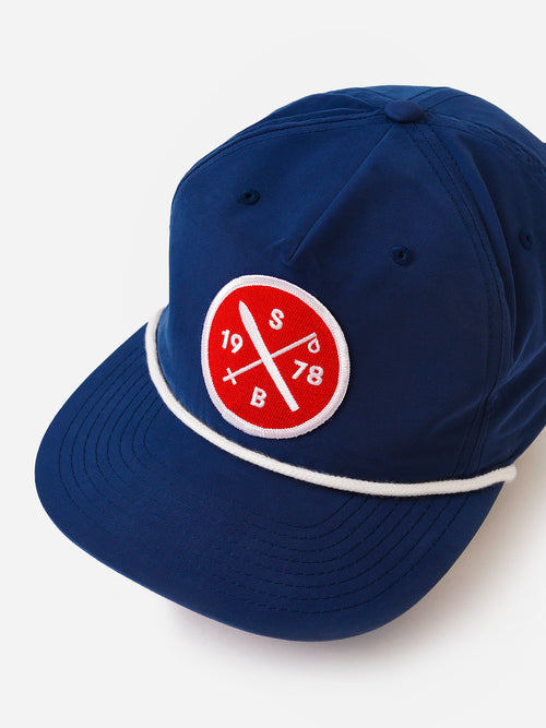 Saint Bernard Ski Cross Snapback Hat - Saint Bernard