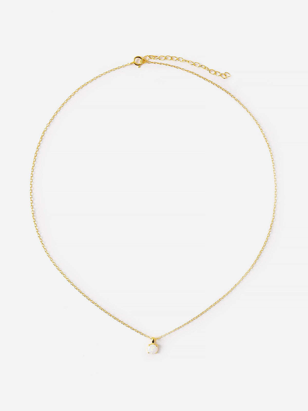 Eight Five One Women's Rachel Opal Chain Necklace - Saint Bernard