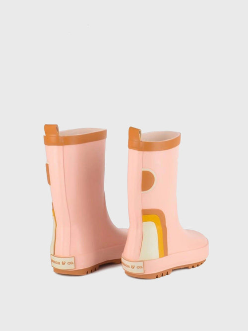 Grech & Co. Girls' Rainbow Rubber Boot