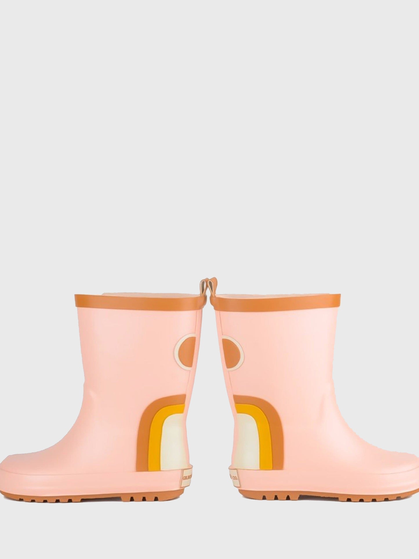 Grech & Co. Girls' Rainbow Rubber Boot - Saint Bernard
