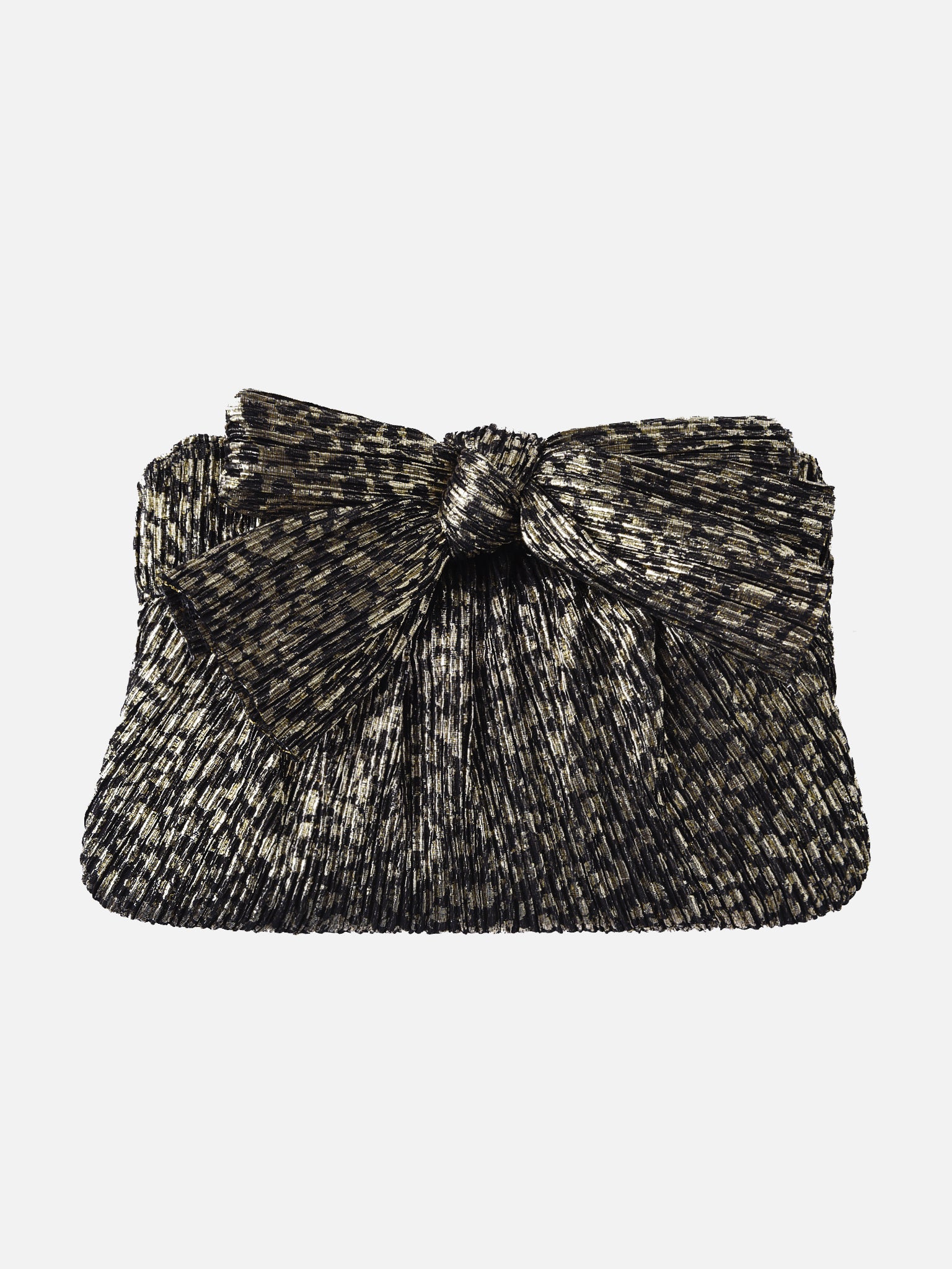 Loeffler Randall Rayne Pleated Bow Clutch - Saint Bernard