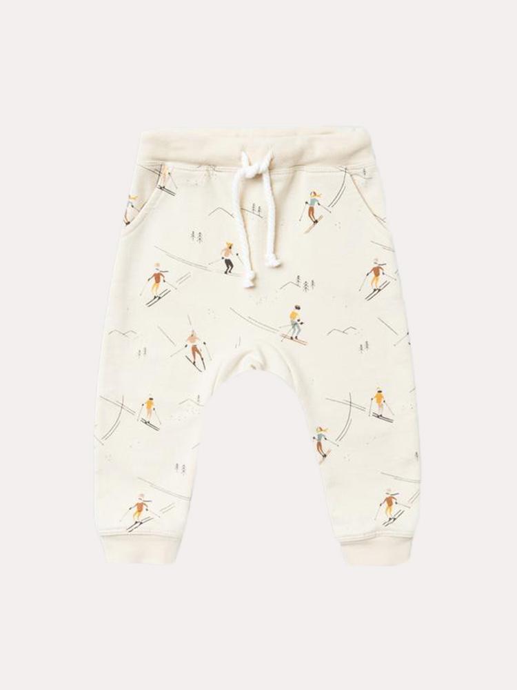 Rylee & Cru Baby Boy Ski Sweatpant - Saint Bernard