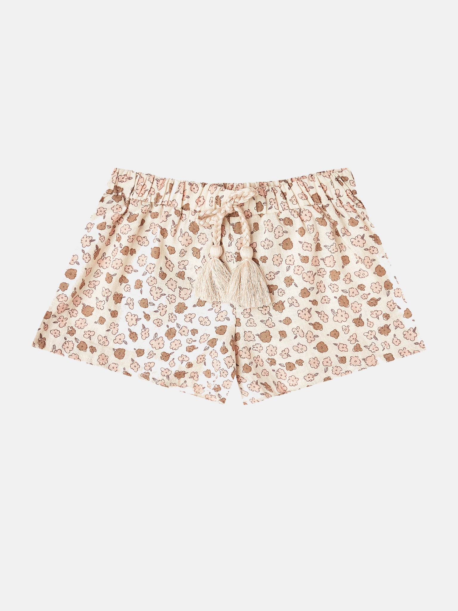 Rylee + Cru Girls' Delicate Flower Solana Short - Saint Bernard