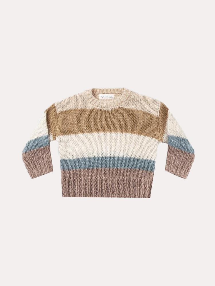 Rylee & Cru Baby Girl Aspen Sweater - Saint Bernard