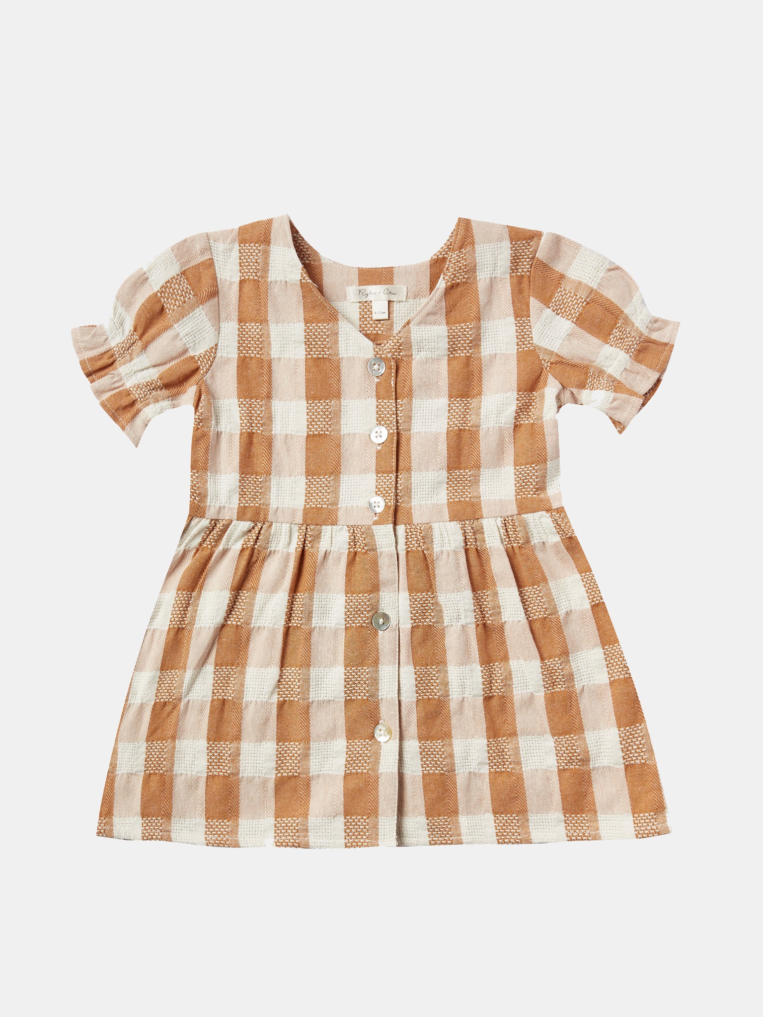 Rylee & Cru Little Girls' Check Jeanette Dress - Saint Bernard