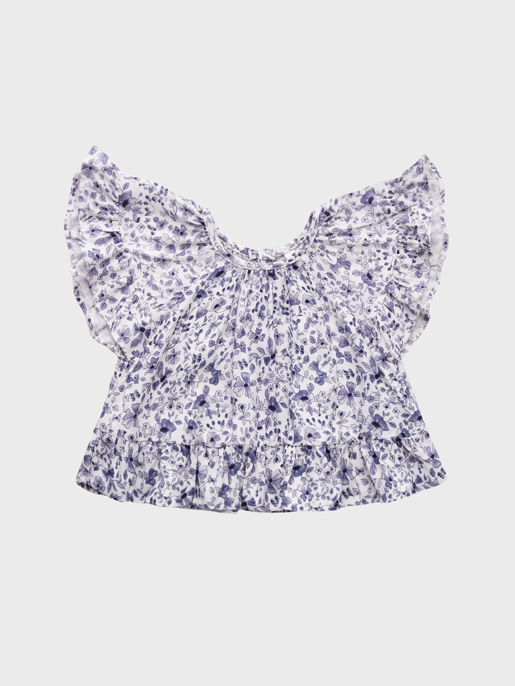 Rylee & Cru Little Girls' Butterfly Top - Saint Bernard