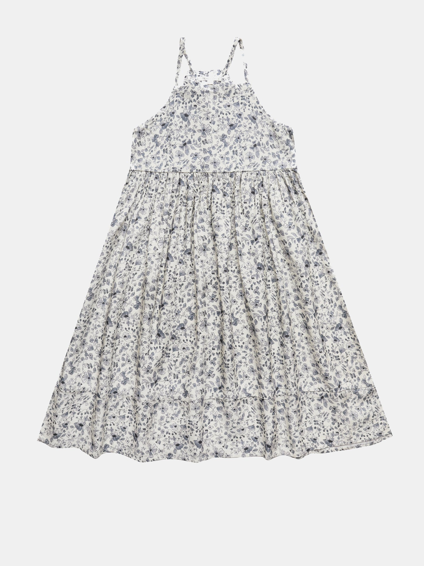 Rylee + Cru Girls' Blue Floral Ava Dress
