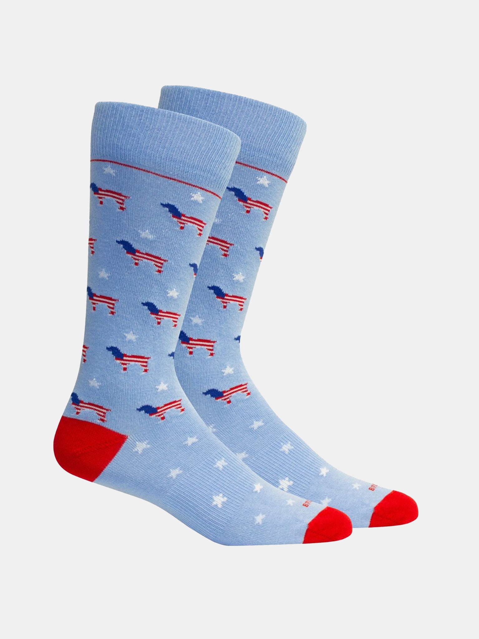 Brown Dog Red White & Beau Sock - Saint Bernard