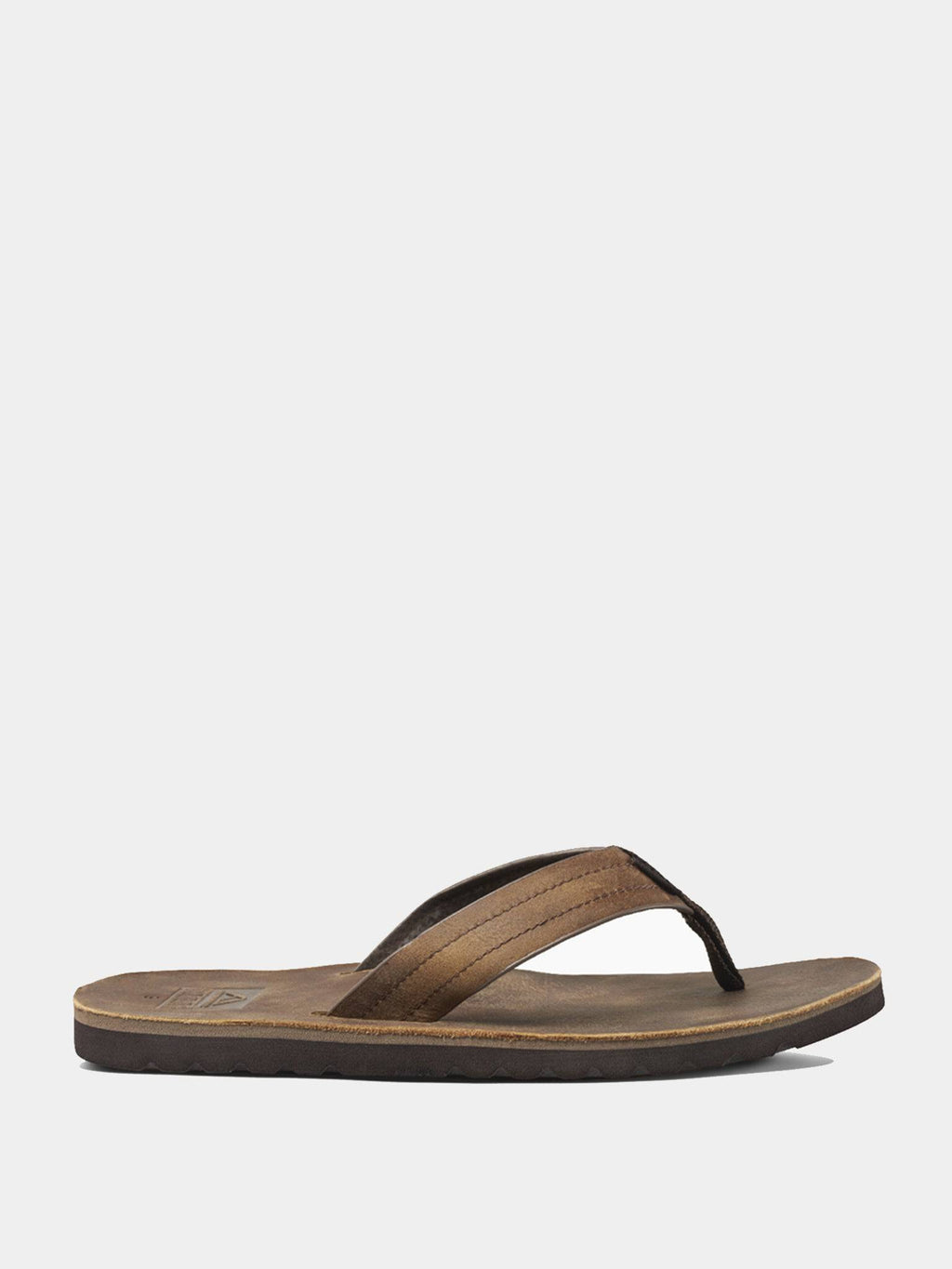 Reef Men's Voyage Leather Flip Flop - Saint Bernard