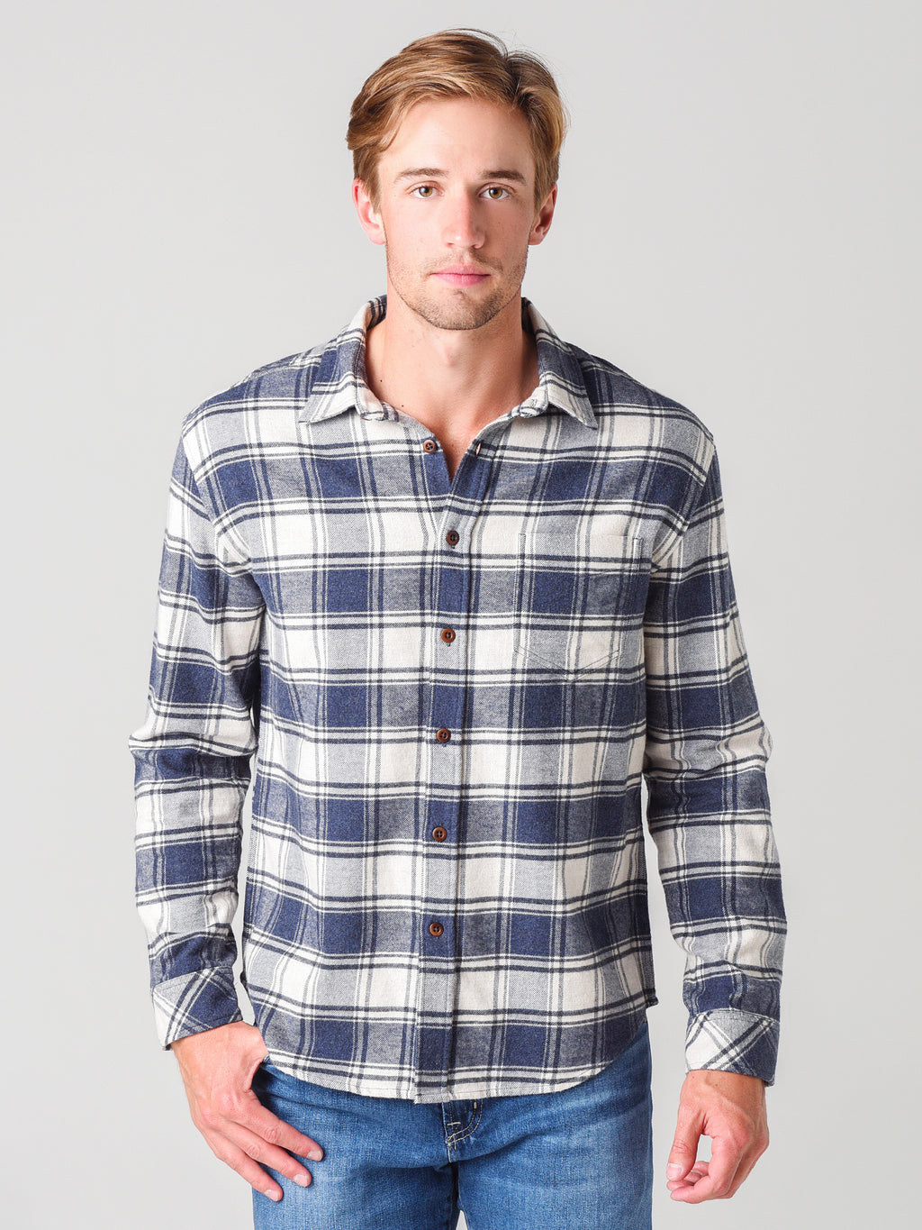 Rails Men's Forrest Button Down Shirt - Saint Bernard