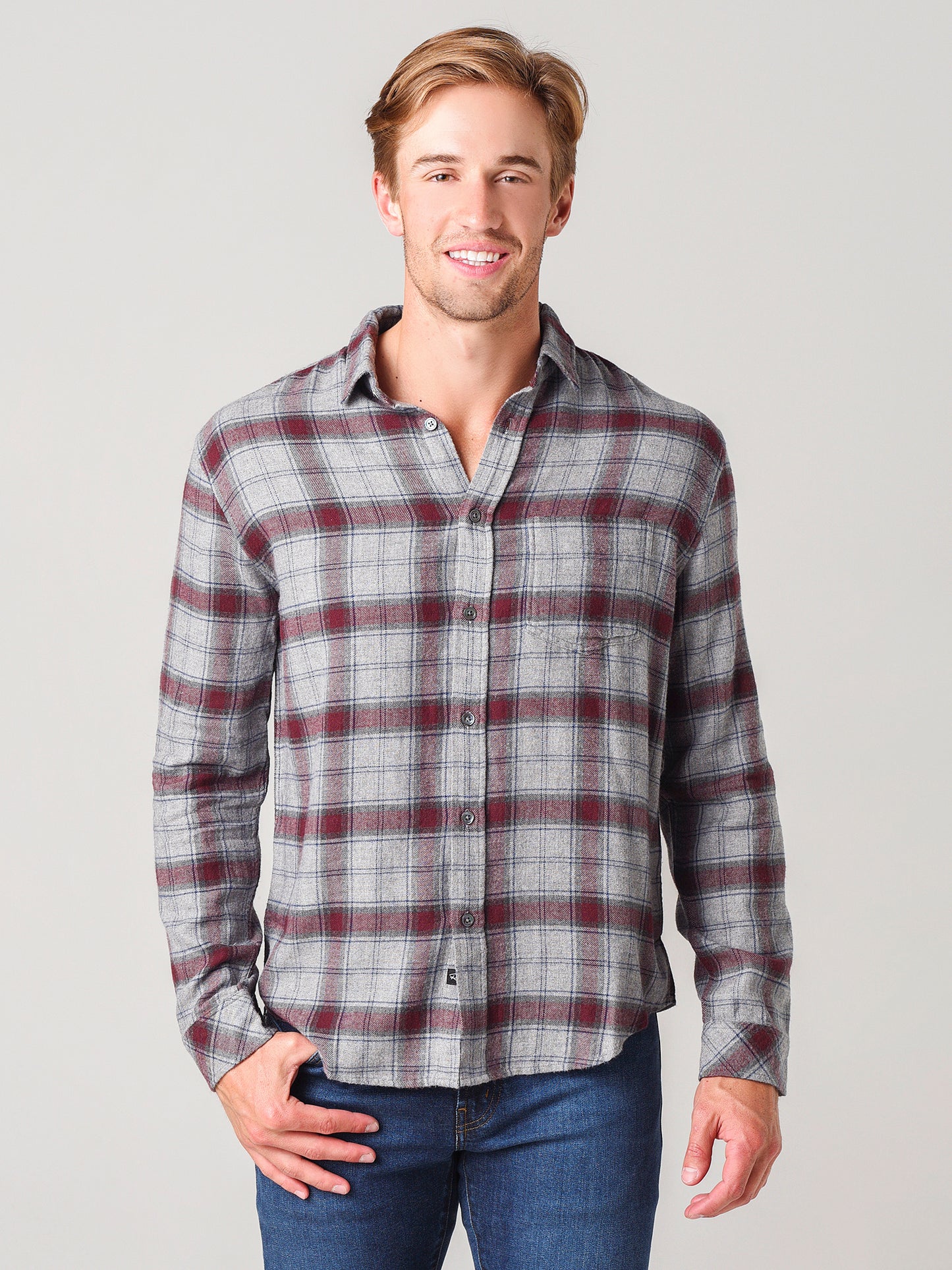 Rails Men's Brushed Lennox Button-Down Shirt