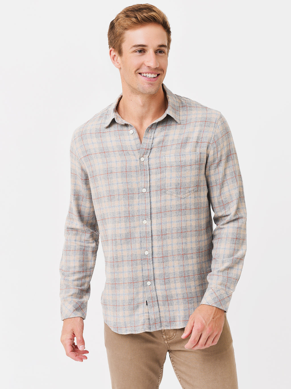 Rails Men's Lennox Button-Down Shirt - Saint Bernard