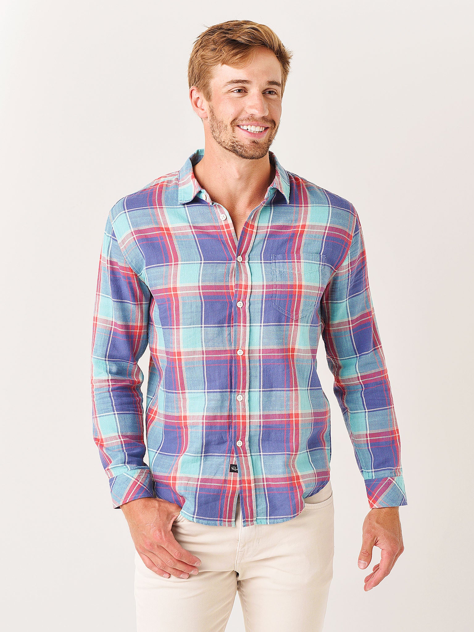 Rails Men's Wyatt Button-Down Shirt - Saint Bernard