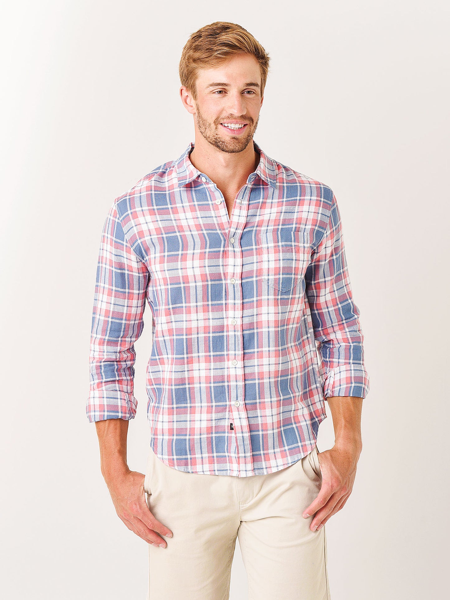 Rails Men's Wyatt Button-Down Shirt - Saint Bernard