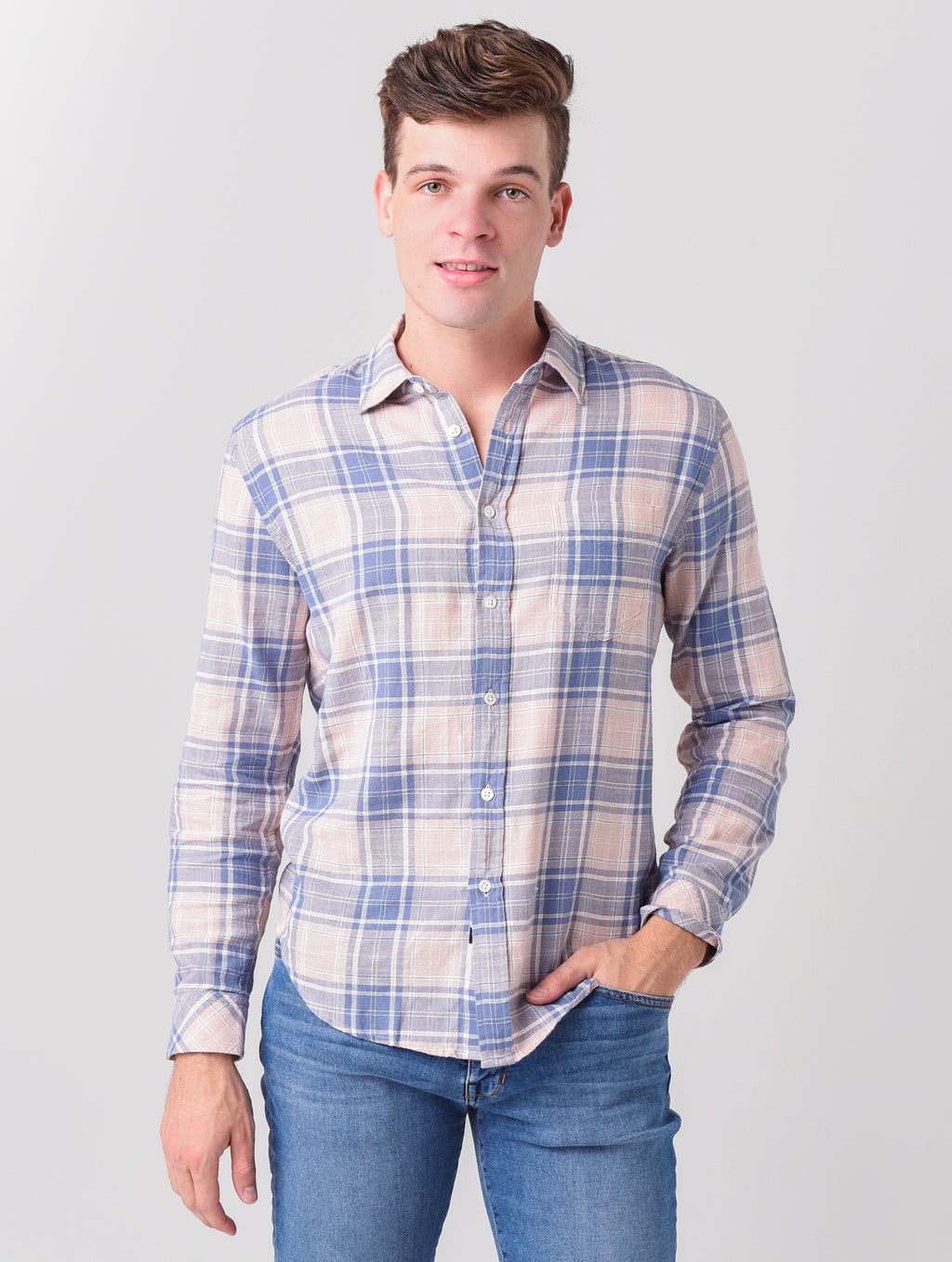 Rails Men's Wyatt Button-Down Shirt - Saint Bernard