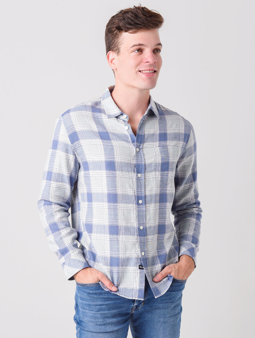Rails Men's Wyatt Button-Down Shirt - Saint Bernard