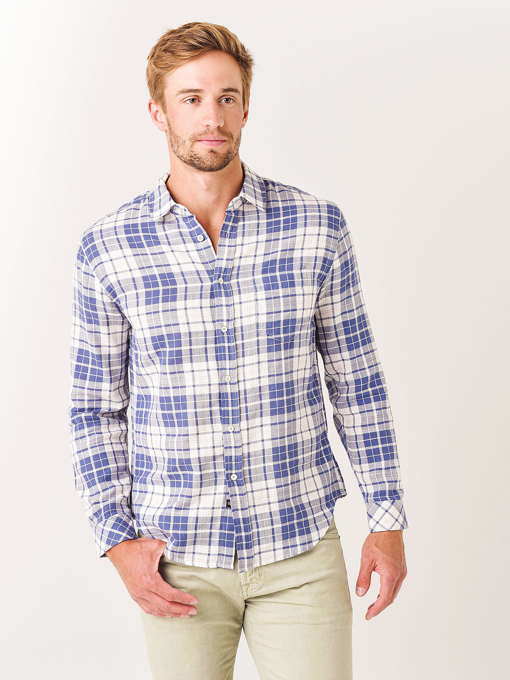 Rails Men's Wyatt Button-Down Shirt - Saint Bernard