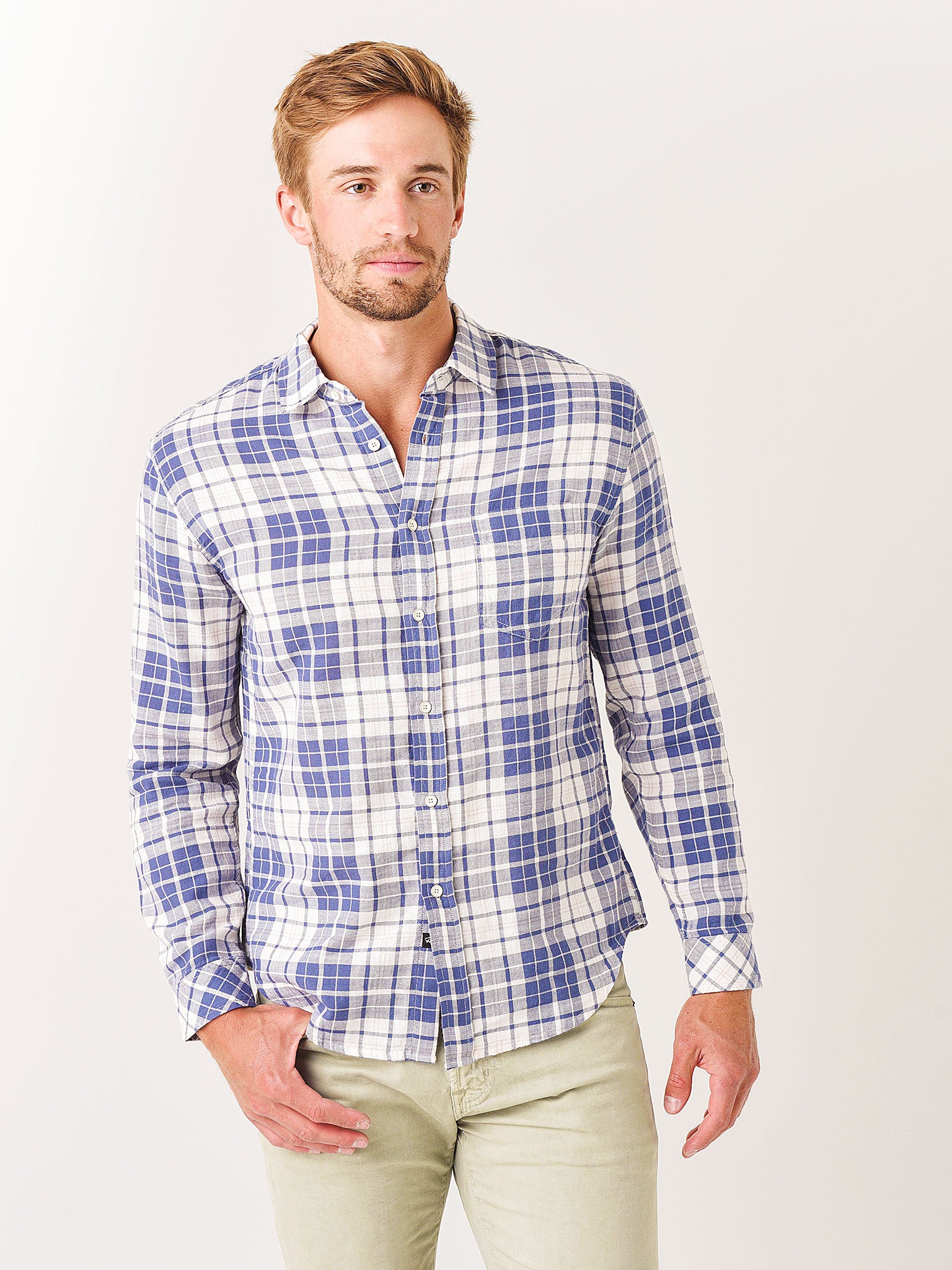 Rails Men's Wyatt Button-Down Shirt - Saint Bernard
