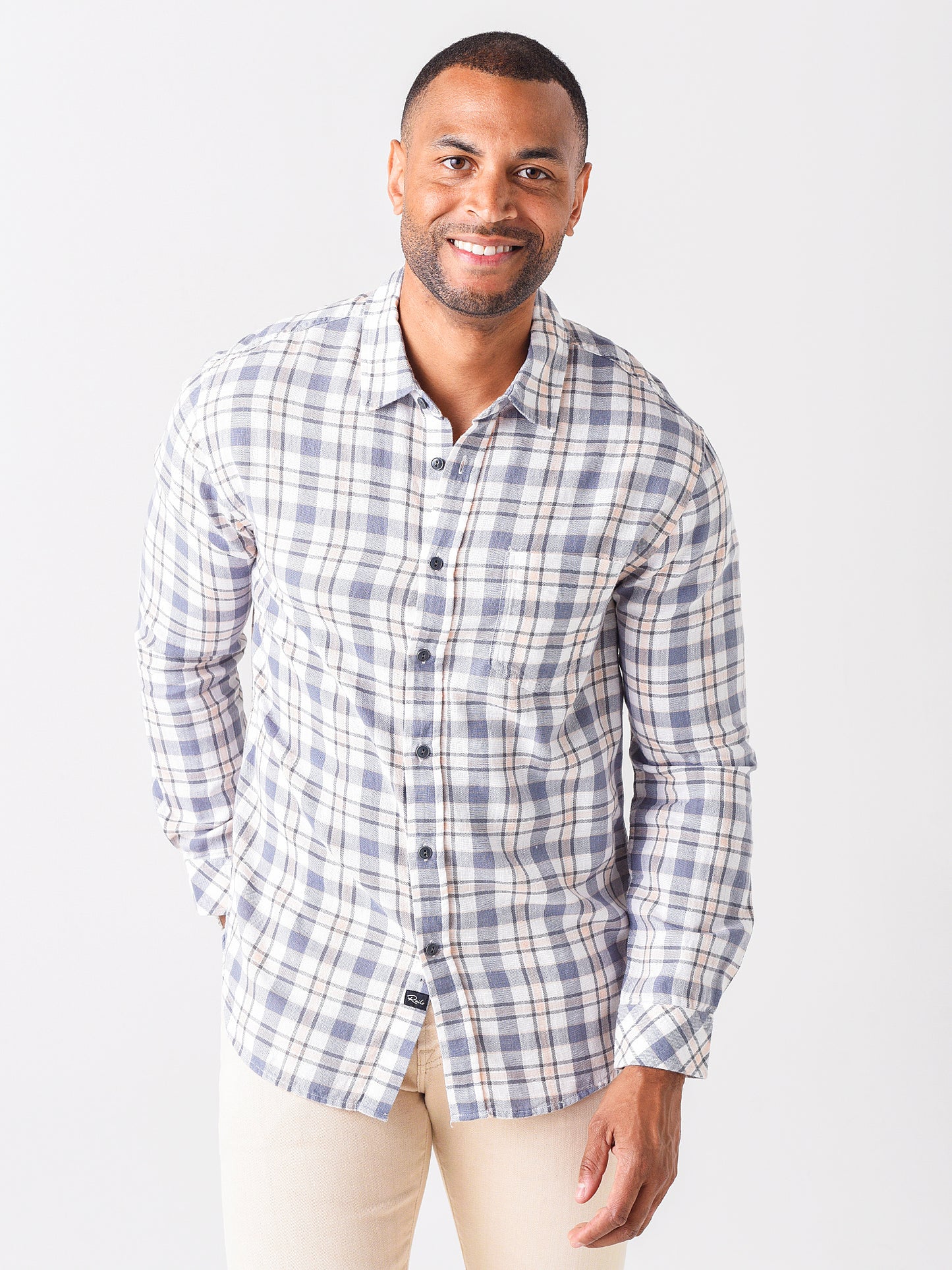 Rails Men's Wyatt Long Sleeve Shirt - Saint Bernard