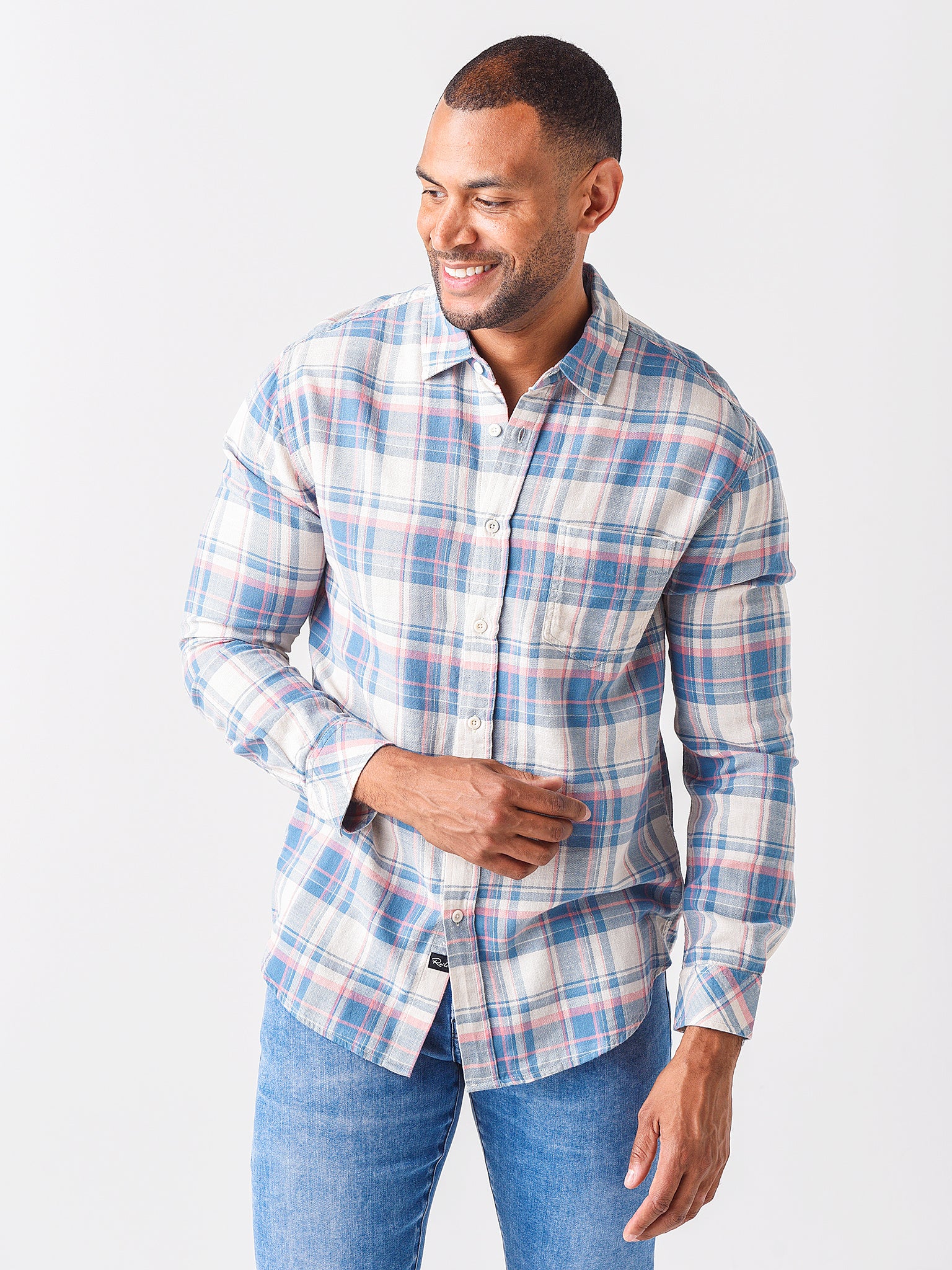 Rails Men's Long Sleeve Wyatt Shirt - Saint Bernard