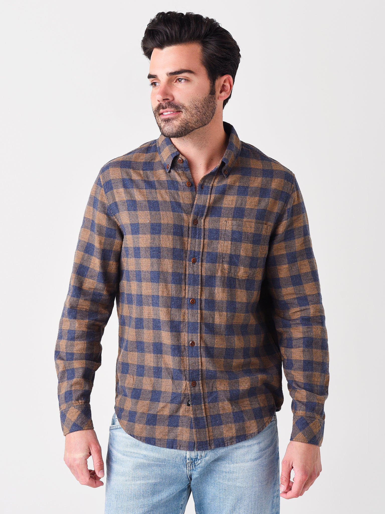 Rails Men's Reid Button-Down Shirt - Saint Bernard