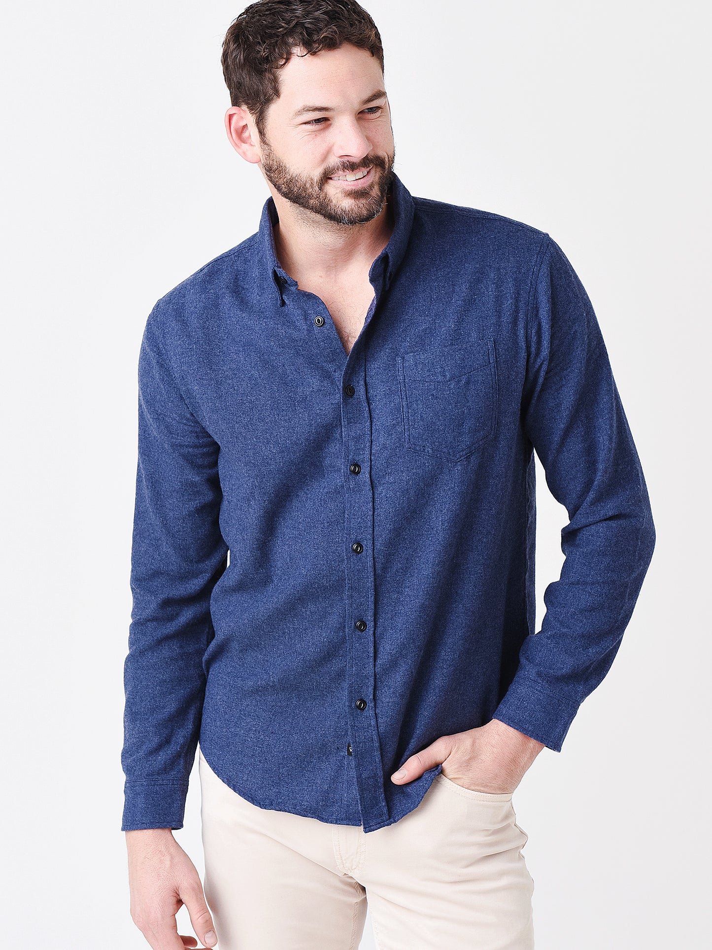Rails Men’s Runson Button-Down Shirt - Saint Bernard