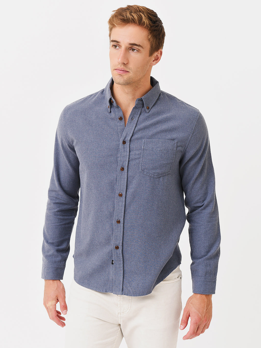 Rails Men's Runson Button-Down Shirt - Saint Bernard
