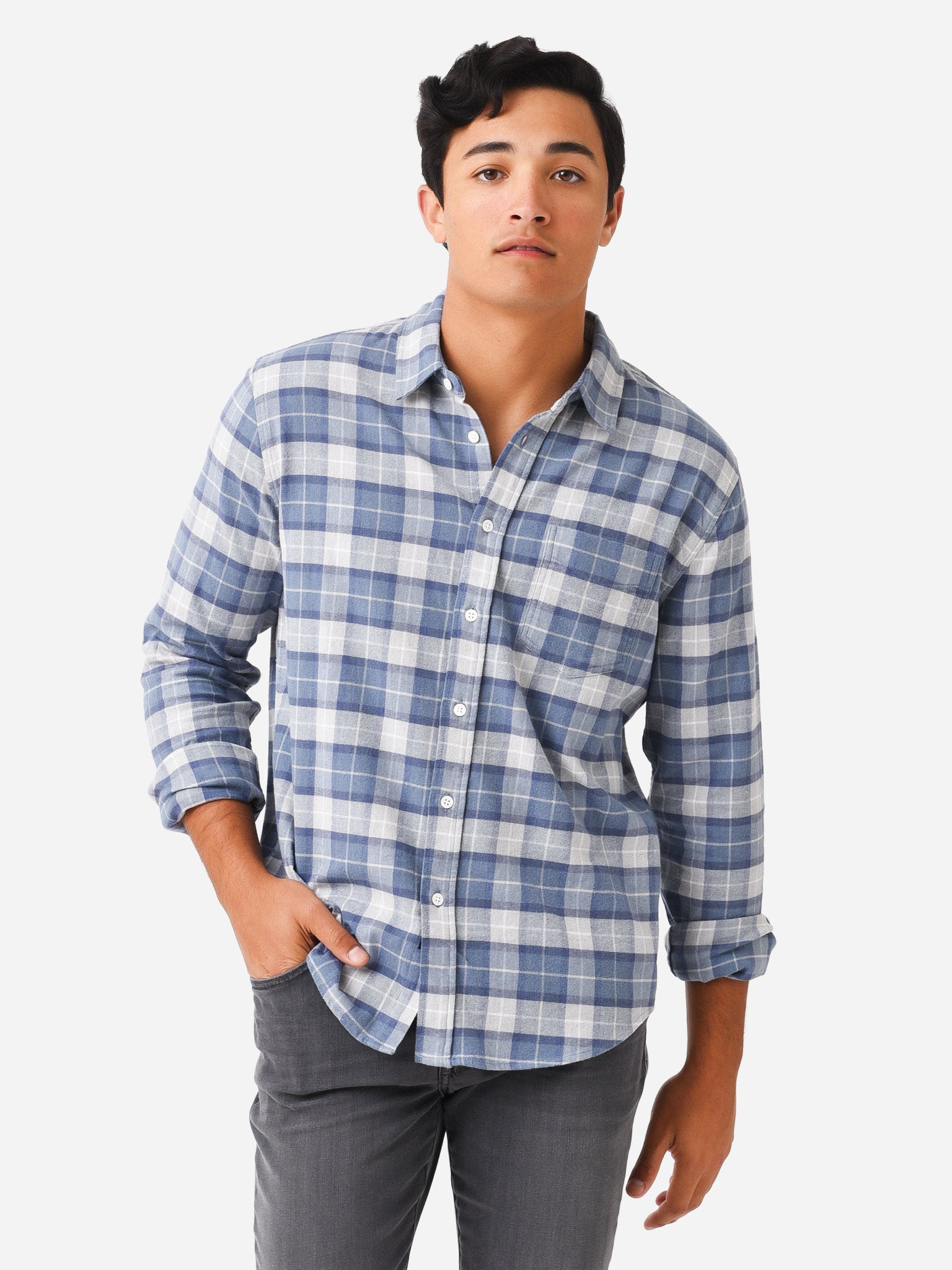 Rails Men's Sussex Button-Down Shirt - Saint Bernard