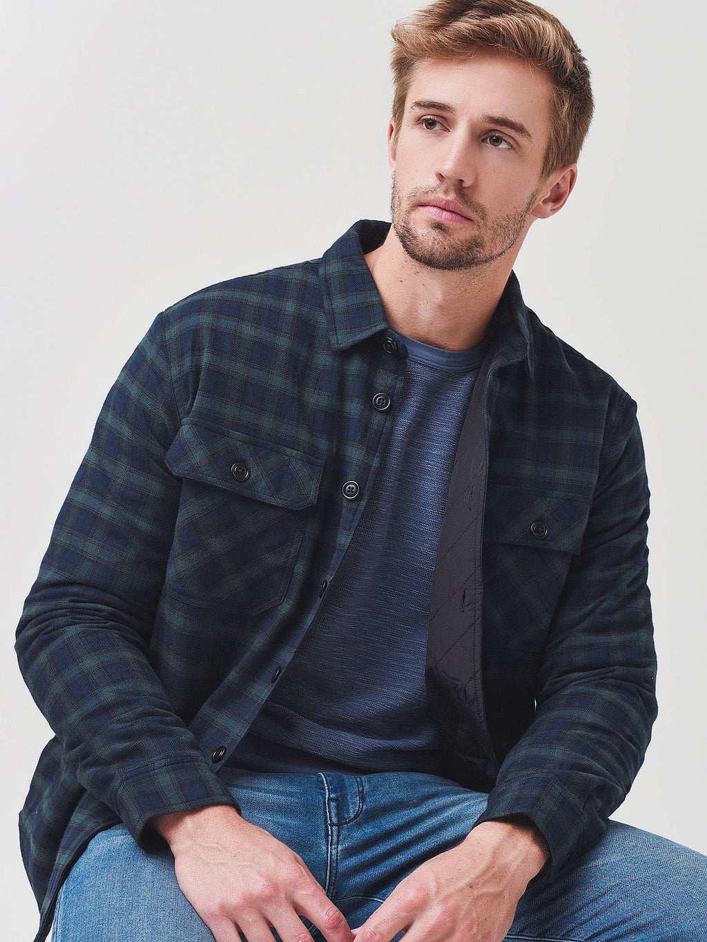 Rails Men's Worthing Shirt Jacket - Saint Bernard