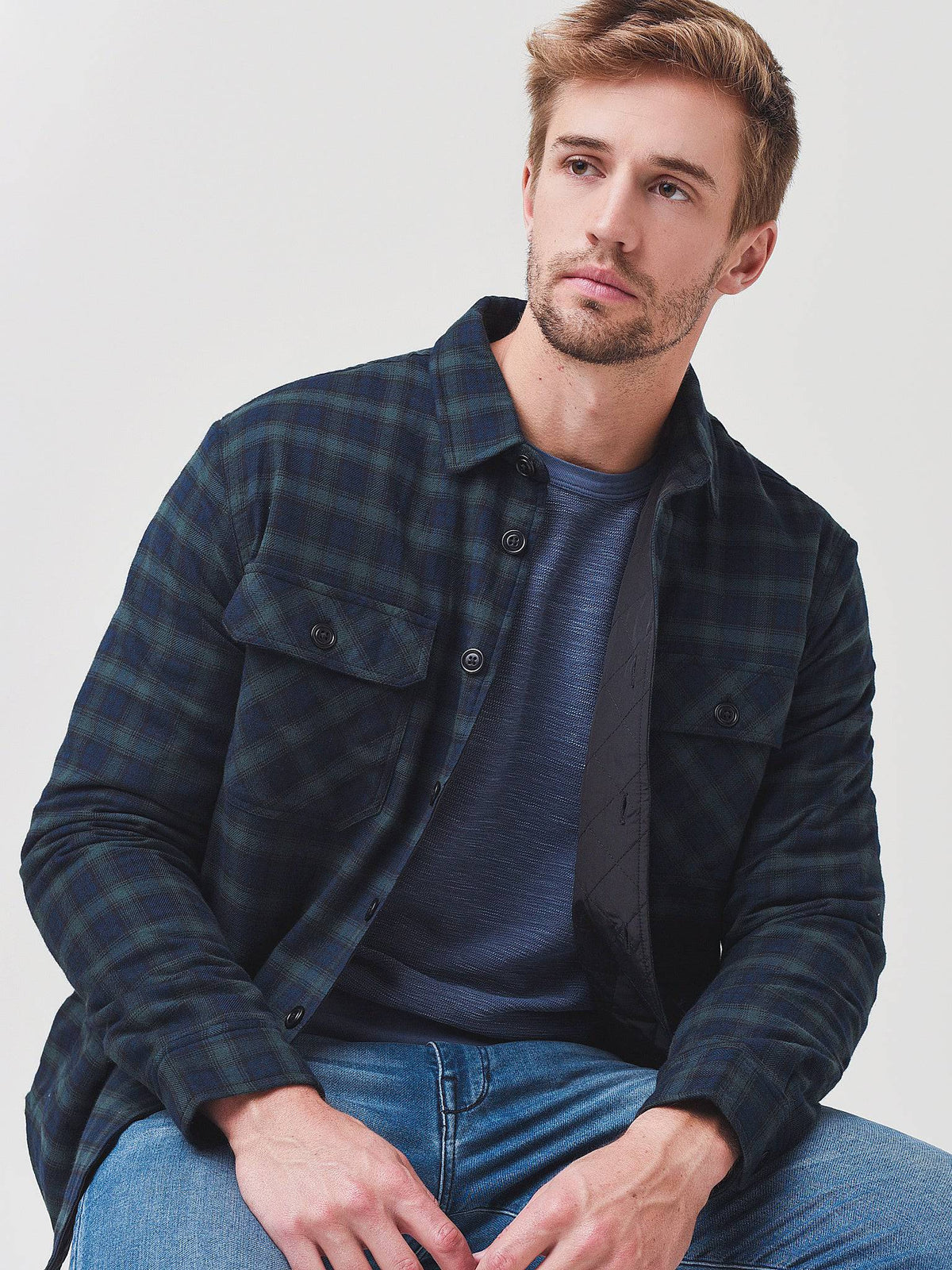 Rails Men's Worthing Shirt Jacket - Saint Bernard