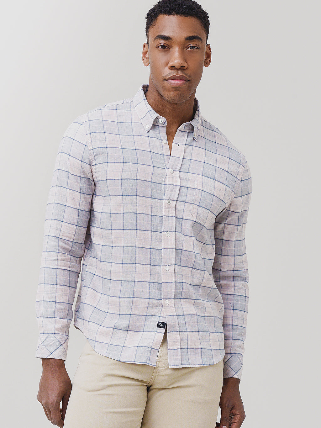 Rails Men's Stretch Reid Shirt - Saint Bernard