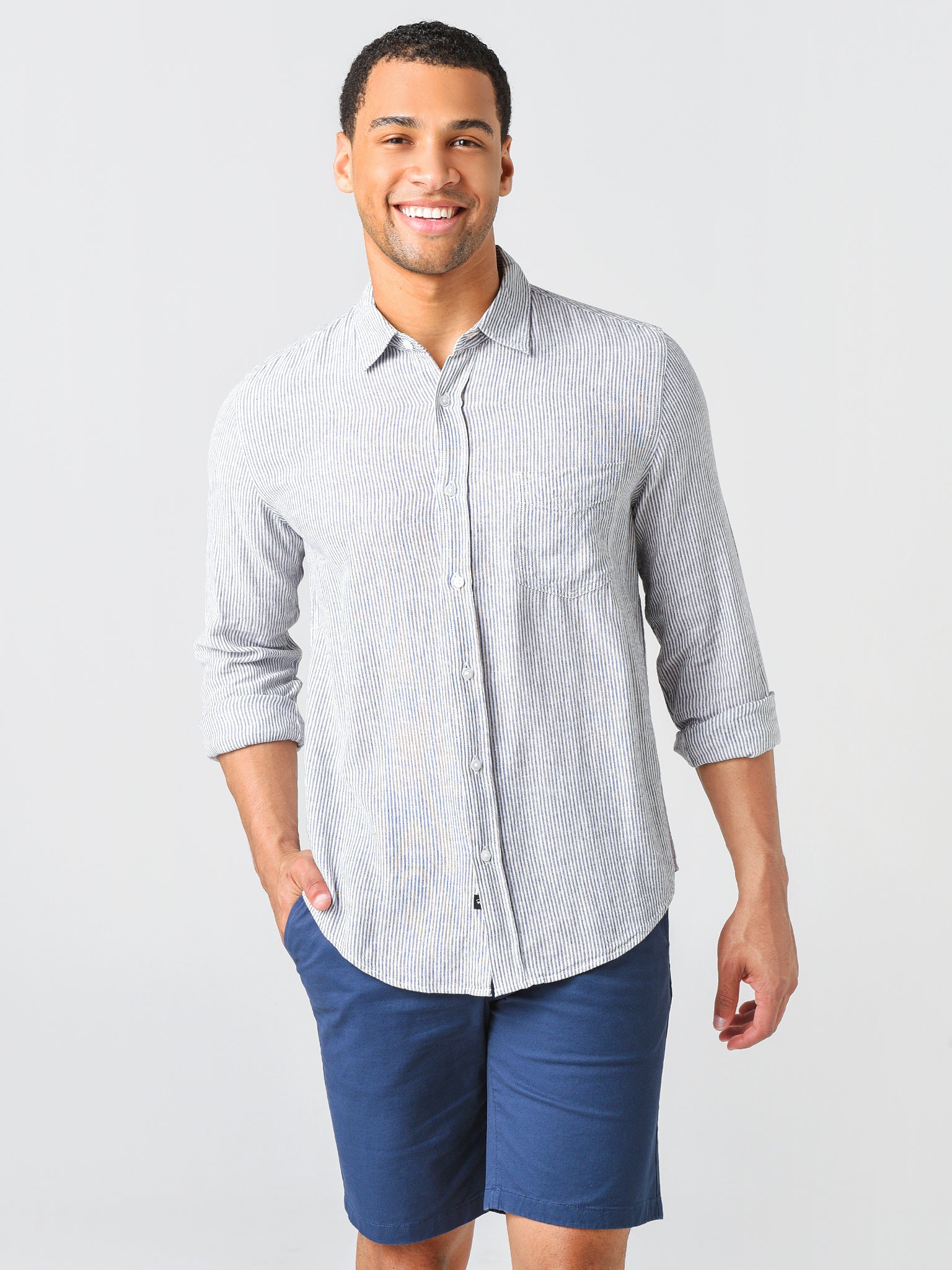 Rails Men's Connor Button-Down Shirt - Saint Bernard