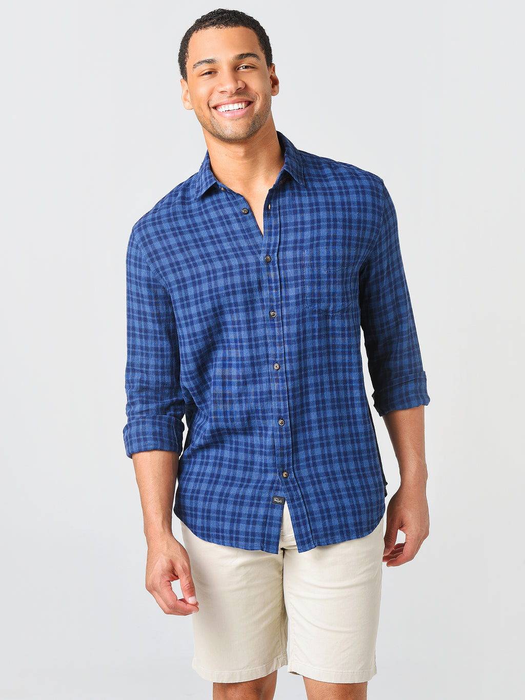 Rails Men's Connor Button-Down Shirt - Saint Bernard