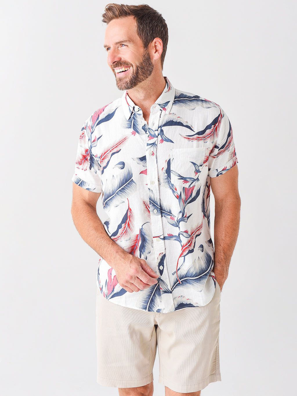 Rails Men's Carson Short-Sleeve Shirt - Saint Bernard