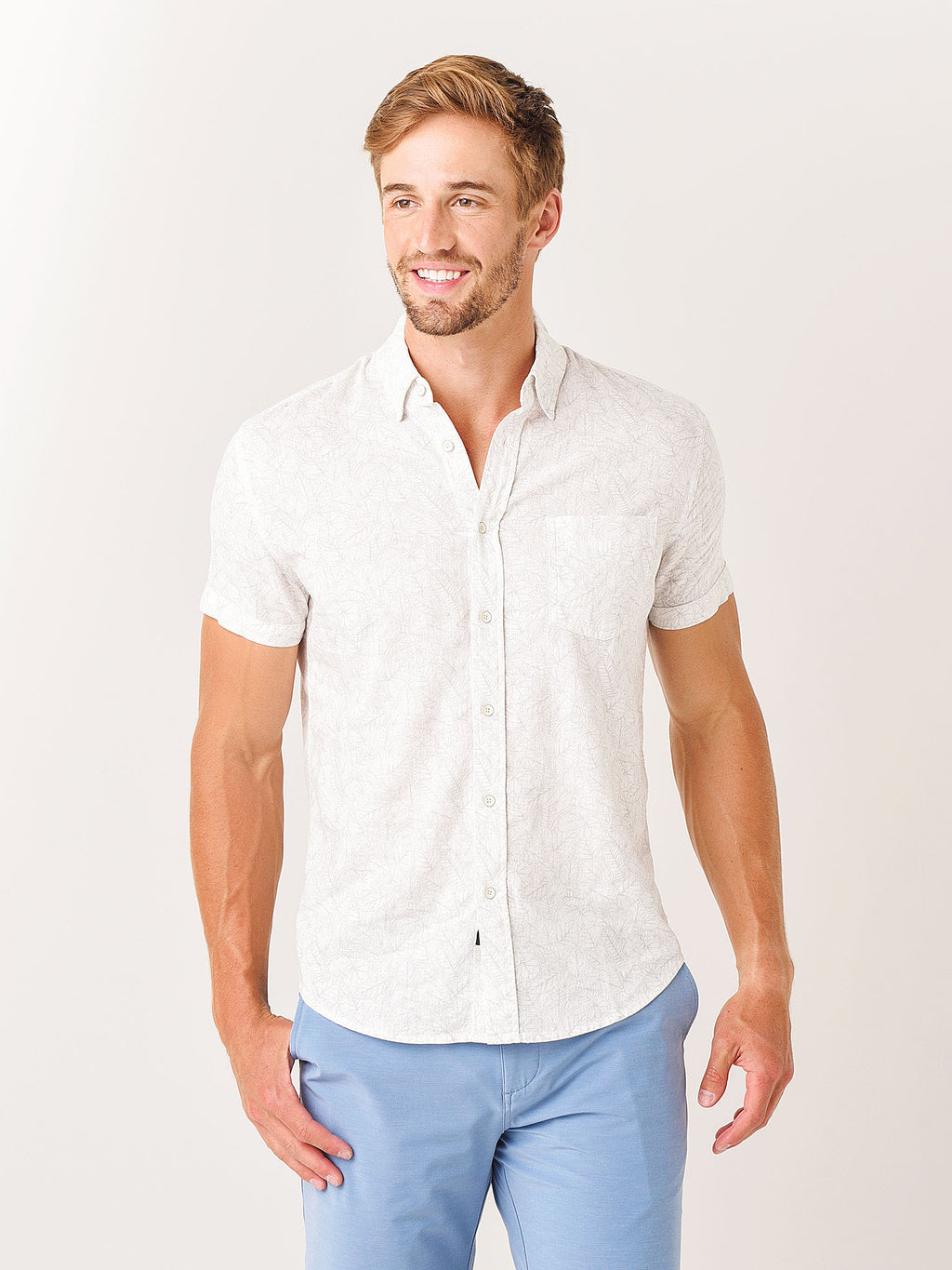 Rails Men's Carson Short-Sleeve Shirt - Saint Bernard