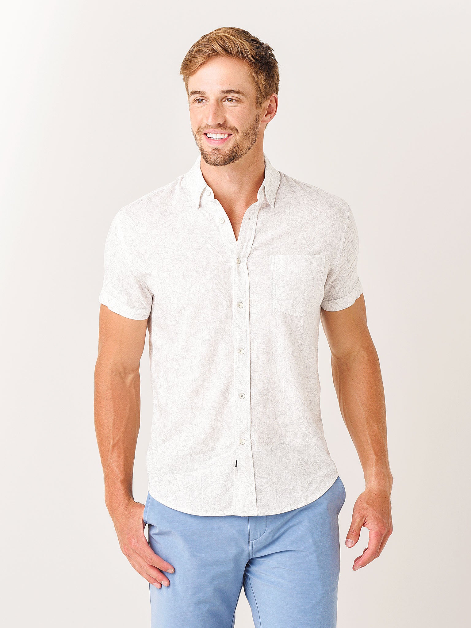 Rails Men's Carson Short-Sleeve Shirt - Saint Bernard